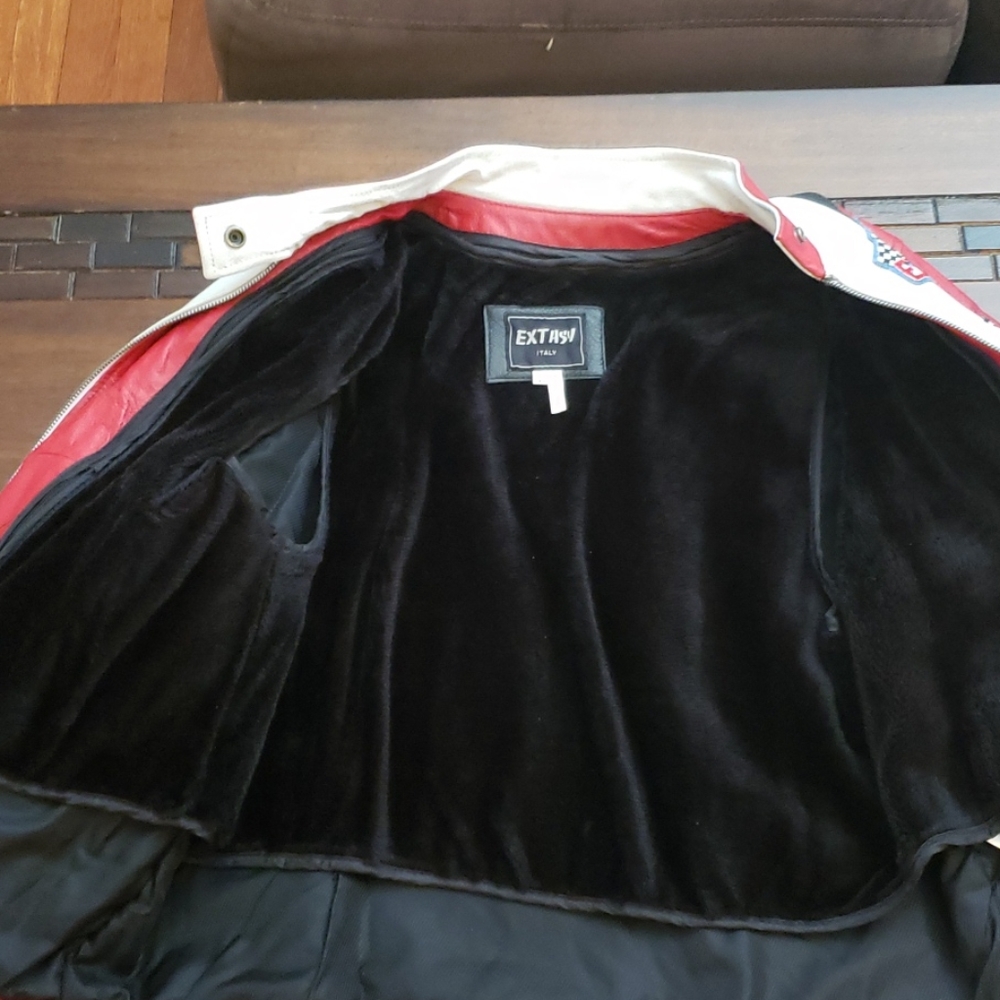 Men's Racing Leather Jacket - Picture 7 of 12